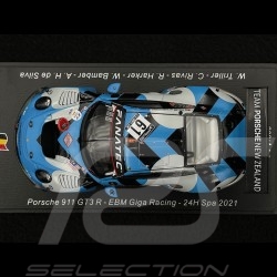 Porsche 911 GT3 R Type 991 n° 61 24h Spa 2021 1/43 Spark SB445