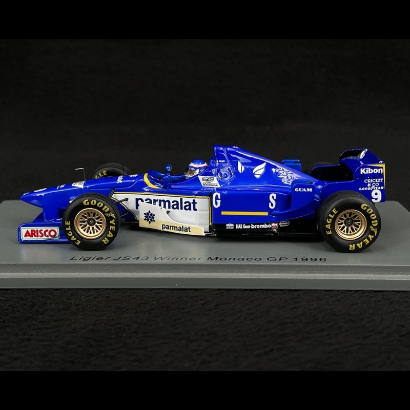 Olivier Panis Ligier JS43 n° 9 Winner GP Monaco 1996 F1 1/43 Spark