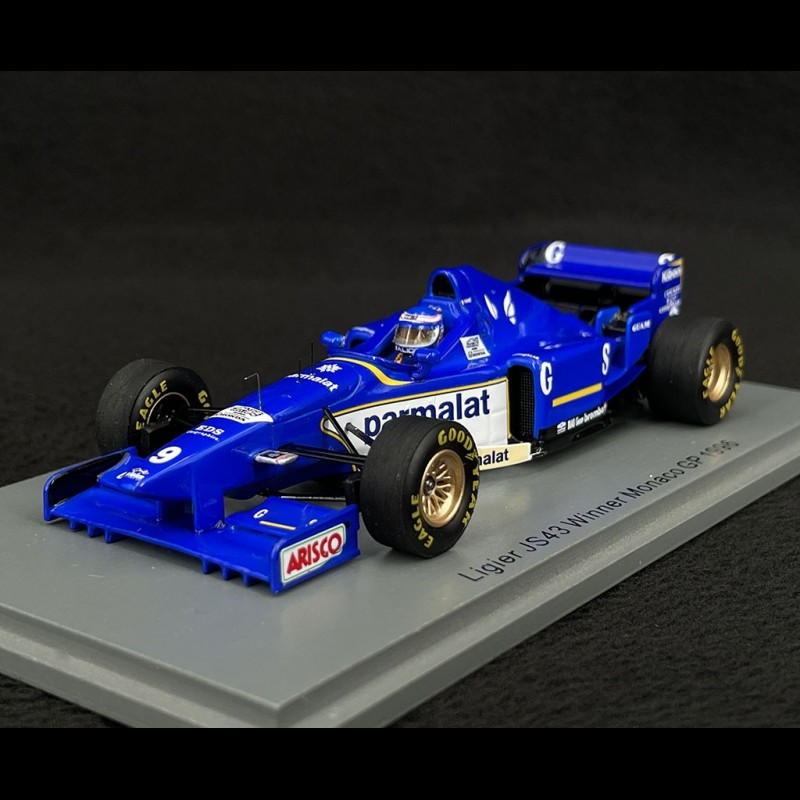 Olivier Panis Ligier JS43 n° 9 Winner GP Monaco 1996 F1 1/43 Spark