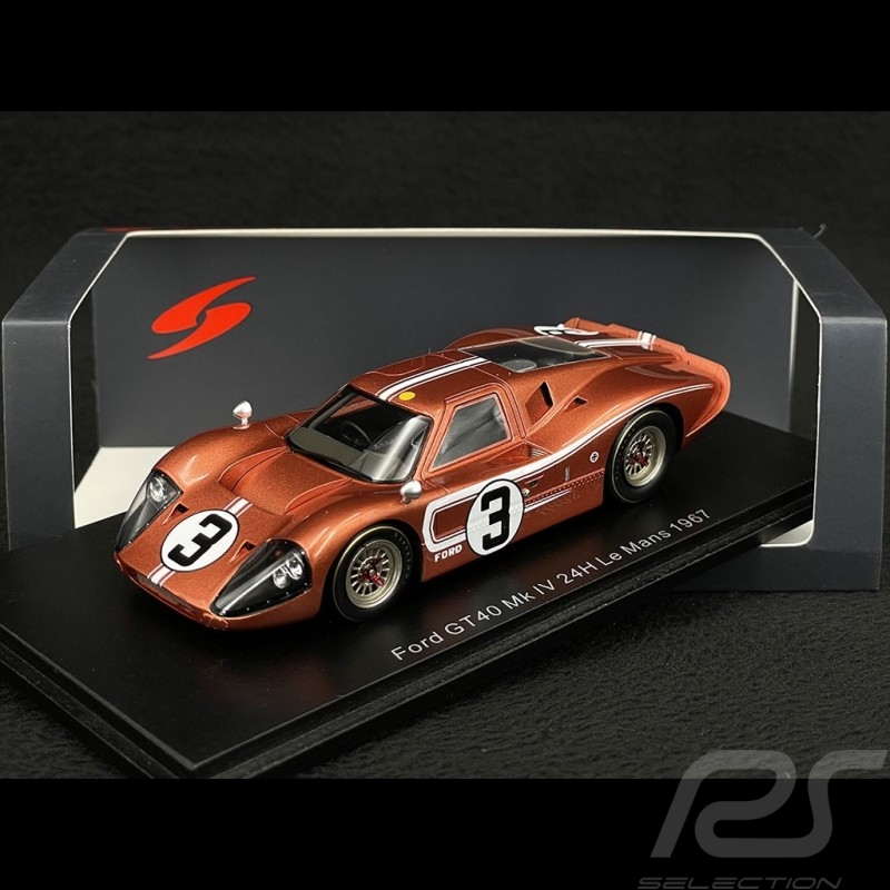 Ford GT40 Mk4 n° 3 24h Le Mans 1967 1/43 Spark S4543