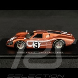 Ford GT40 Mk4 n° 3 24h Le Mans 1967 1/43 Spark S4543