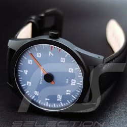 Tachometer watch Porsche 964 Anniversary single-hand 6800 rpm Gray / Black Strap