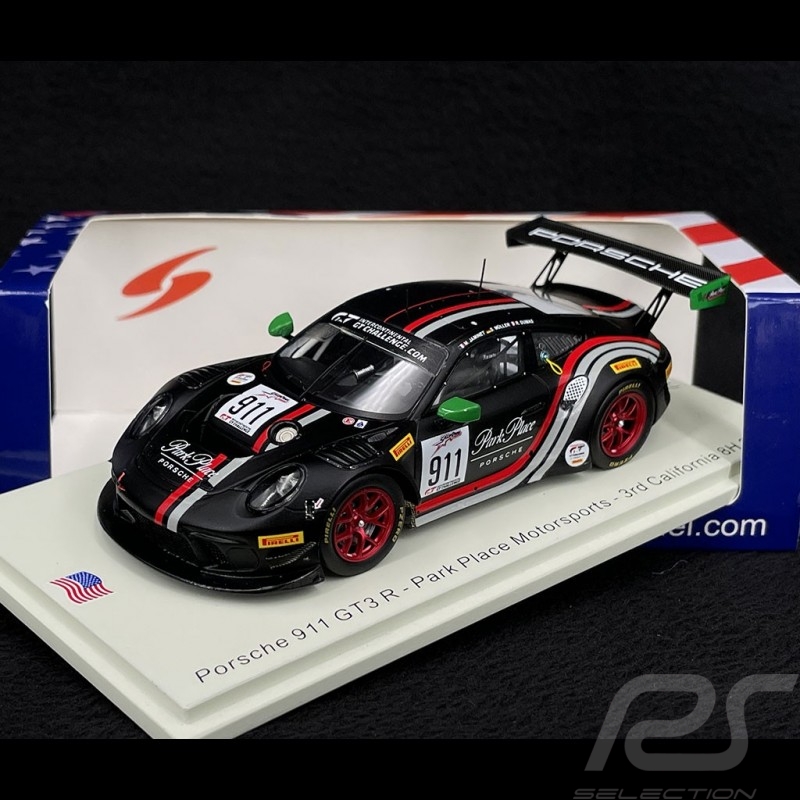 Porsche 911 GT3 R Type 991 n° 911 3ème 8h Californie 2019 1/43 Spark US096