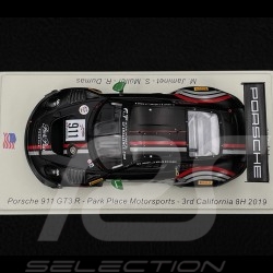 Porsche 911 GT3 R Type 991 n° 911 3. 8h California 2019 1/43 Spark US096
