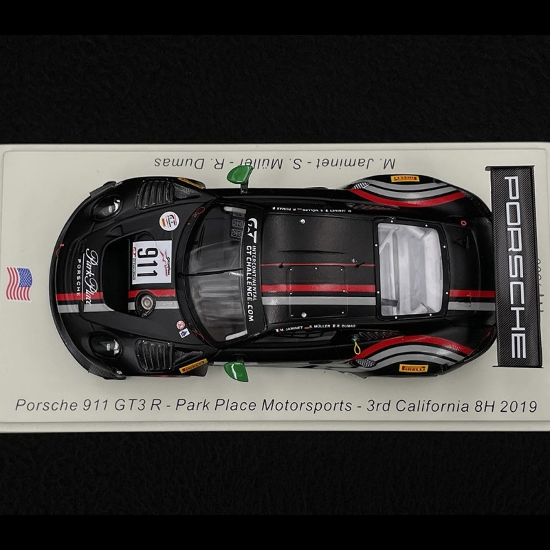 Porsche 911 GT3 R Type 991 n° 911 3rd 8h California 2019 1/43 Spark US096