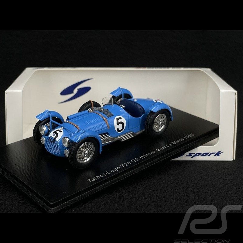 Talbot Lago T26 GS n° 5 Sieger 24h Le Mans 1950 1/43 Spark 43LM50