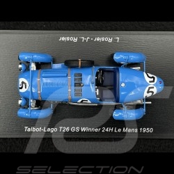 Talbot Lago T26 GS n° 5 Sieger 24h Le Mans 1950 1/43 Spark 43LM50