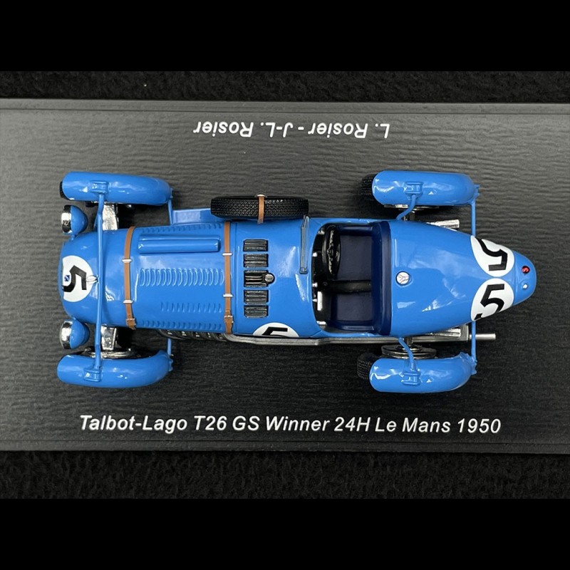 Talbot Lago T26 GS n° 5 Winner 24h Le Mans 1950 1/43 Spark 43LM50