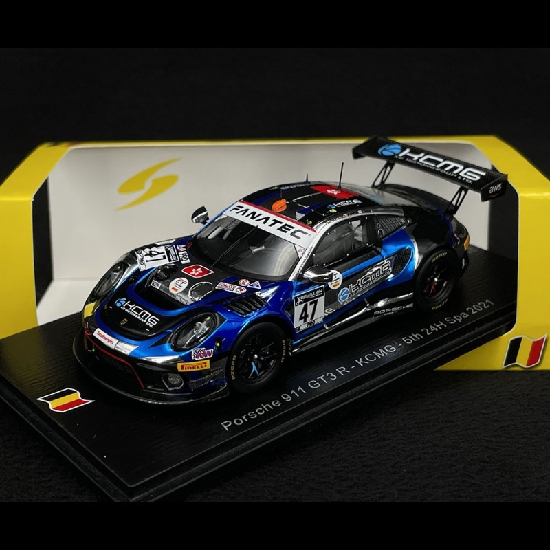 Porsche 911 GT3 R Type 991 n° 47 24h Spa 2021 1/43 Spark SB433
