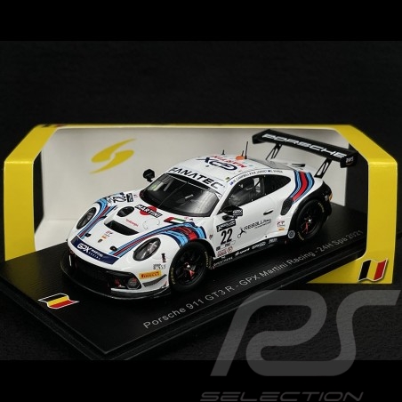 Porsche 911 GT3 R Type 991 n° 22 24h Spa 2021 1/43 Spark SB468