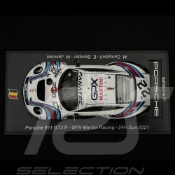 Porsche 911 GT3 R Type 991 n° 22 24h Spa 2021 1/43 Spark SB468