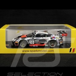 Porsche 911 GT3 R Type 991 n° 56 24h Spa 2021 1/43 Spark SB475