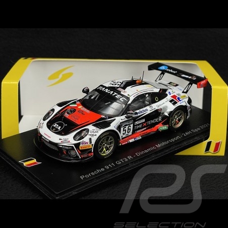 Porsche 911 GT3 R Type 991 n° 56 24h Spa 2021 1/43 Spark SB475