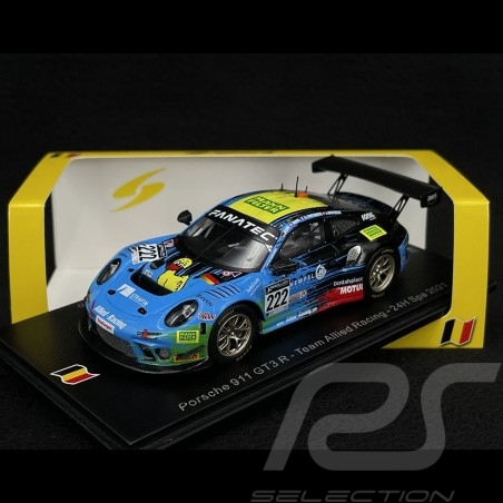 Porsche 911 GT3 R Type 991 n° 222 24h Spa 2021 1/43 Spark SB452