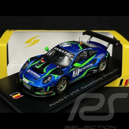 Porsche 911 GT3 R Type 991 n° 21 24h Spa 2021 1/43 Spark SB479