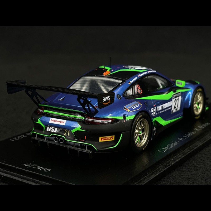 SPARK 1/43 ポルシェ PORSCHE 911 GT3 R NO.21 RUTRONIK RACING 24H