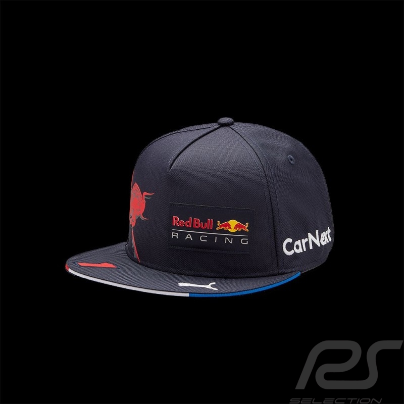 rotatie kleding stof Onderling verbinden Red Bull Racing Cap Verstappen n°1 F1 Puma flat visor Navy Blue  701219181-001