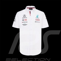 Chemise Mercedes-AMG Petronas F1 Team Hamilton Russell manches courtes Blanc 701219230-001 - homme
