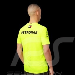 T-Shirt Mercedes-AMG Petronas F1 Team Hamilton Russell Jaune 701220706-001 - homme
