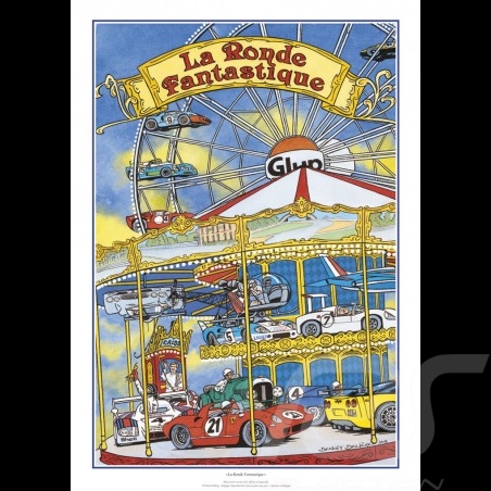Poster La Ronde Fantastique von Benoît Deliège