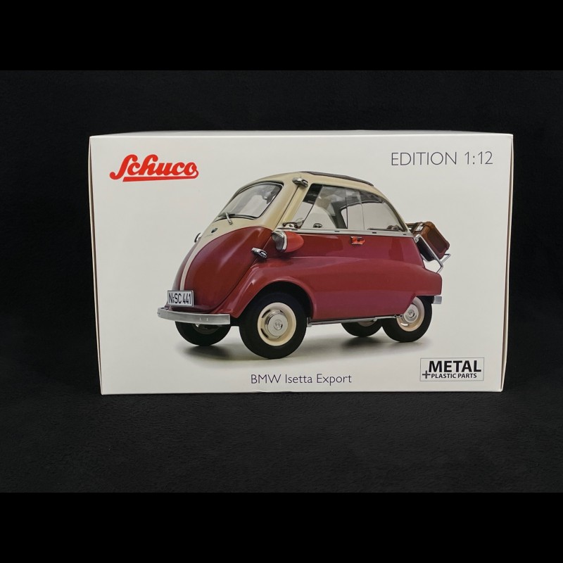 BMW Isetta Export 1960 Japan Red / Feather White 1/12 Schuco 450672000