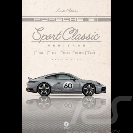 Póster Porsche 911 Sport...