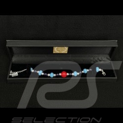 Martini Racing Inspiration Watkins Glen Armband Glasperlen mit silberner Kette - Sue Corfield