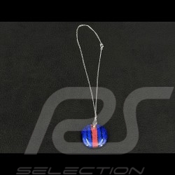 Pendant Inspiration Martini Racing Watkins Glen Round glass with silver chain - Sue Corfield