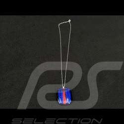 Pendant Inspiration Martini Racing Kyalami Rectangle glass with silver chain - Sue Corfield