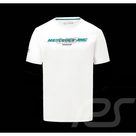 Mercedes-AMG Petronas T-shirt W13 E Performance F1 Hamilton Russell Weiß 701218888-002 - herren