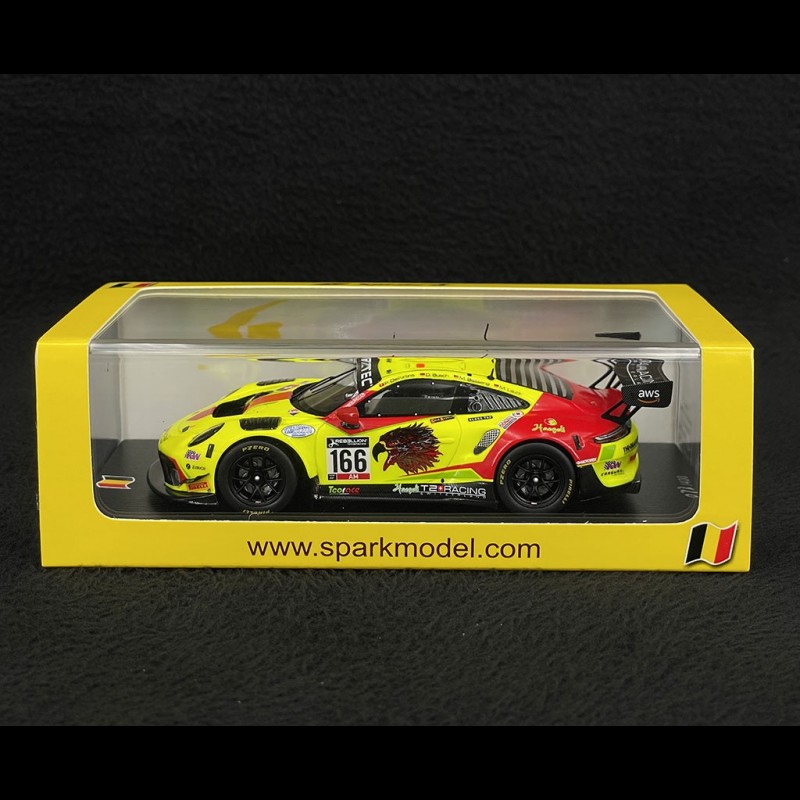 Porsche 911 GT3 R Type 991 n° 166 Winner 24h Spa 2021 1/43 Spark SB456