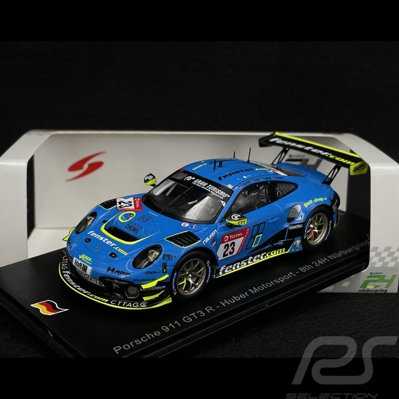 Porsche 911 GT3 R Type 991 n° 23 24h Nürburgring 2021 1/43 Spark SG757