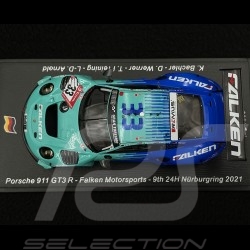 Porsche 911 GT3 R Type 991 n° 33 24h Nürburgring 2021 1/43 Spark SG758