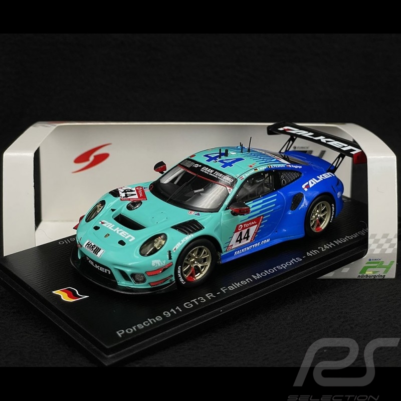 Porsche 911 GT3 R Type 991 n° 44 24h Nürburgring 2021 1/43 Spark SG753
