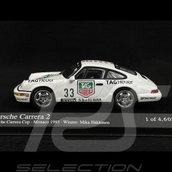 Porsche 911 Carrera Cup Type 964 n° 33 Winner Porsche SuperCup Monaco 1993 Tag Heuer 1/43 Minichamps 430936033