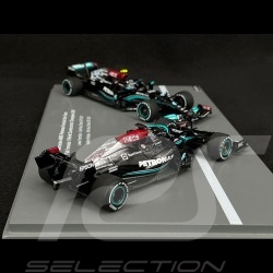 Duo Mercedes-AMG Petronas W12 F1 n° 44 & n° 77 GP Abu Dhabi 2021 World Constructor's Champions 1/43 Spark S7860