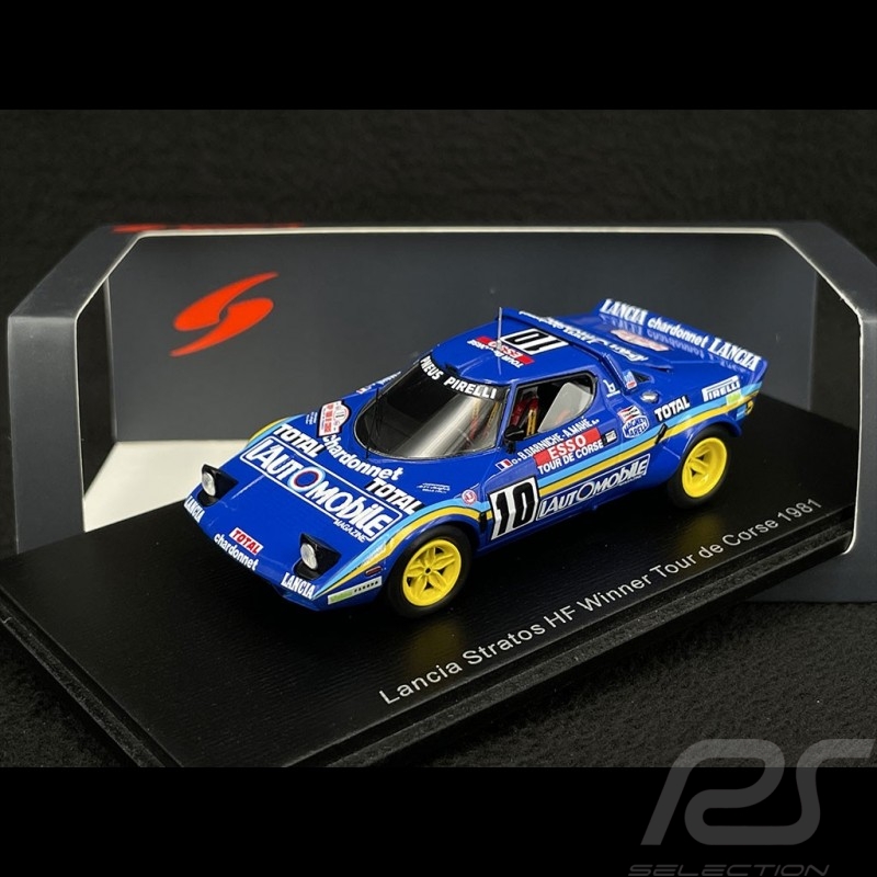 Lancia Stratos HF n° 10 Sieger Tour de Corse 1981 1/43 Spark S9099