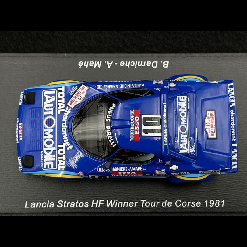 Spark S9099 – Lancia Stratos HF N°10 – Vainqueur Tour De Corse – Échelle 1/43 – Précommande