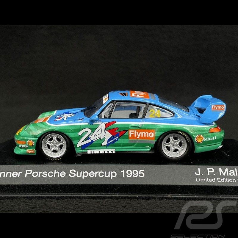 Porsche 911 Carrera Cup Type 993 n° 24 Winner Porsche SuperCup 1995 JMB  Racing 1/43 Minichamps 430956524