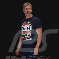 T-Shirt Gulf Oil Racing Marineblau - Herren