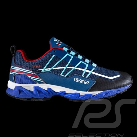 Chaussure Sparco Sneaker sport Torque bleu / rouge - homme