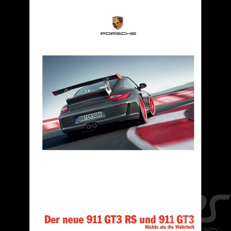 Porsche Broschüre Der Neue 911 GT3 RS und 911 GT3 07/2009 in Deutsch WSLG1001000110