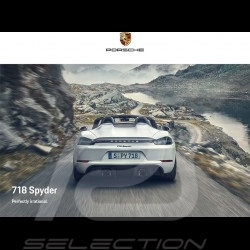 Porsche Brochure 718 Spyder Perfectly irrational 09/2020 in english WSLN2101001920