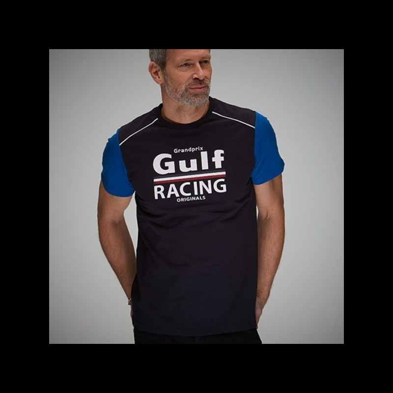Gulf Racing T-shirt Original Graphic Navy Blue - men