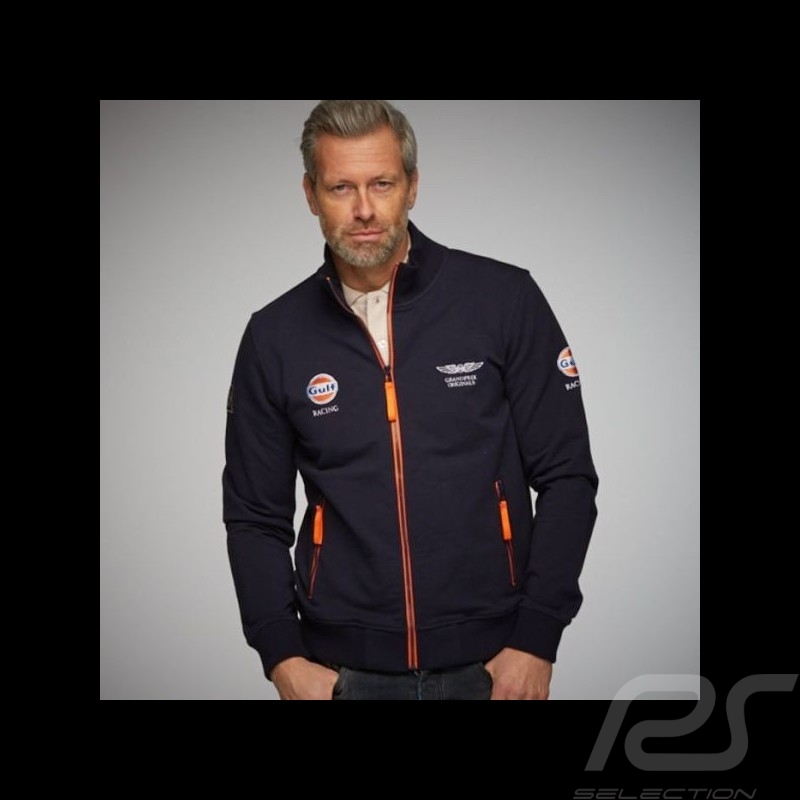 Gulf Jacket Racing Smart Navy Blue - men Gulf Jacket Racing Smart Navy Blue - men