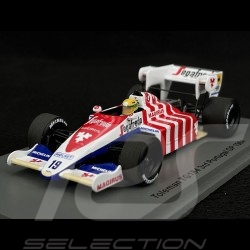 Ayrton Senna Toleman TG184 F1 n° 19 3rd GP Portugal 1984 1/43 Spark S2784