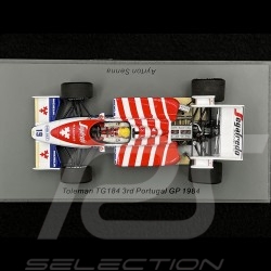 Ayrton Senna Toleman TG184 F1 n° 19 3rd GP Portugal 1984 1/43 Spark S2784