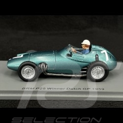 Jo Bonnier BRM P25 n° 7 Vainqueur GP Pays-Bas 1959 1/43 Spark S5722