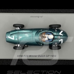 Jo Bonnier BRM P25 n° 7 Winner GP Netherlands 1959 1/43 Spark S5722