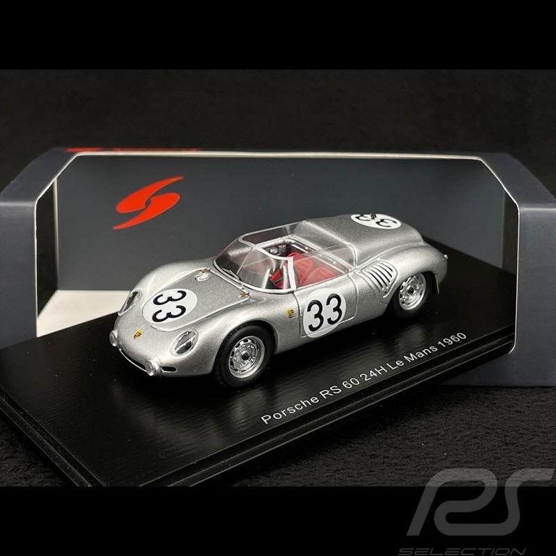 Porsche 718 RS 60 n° 33 24h Le Mans 1960 1/43 Spark S9728